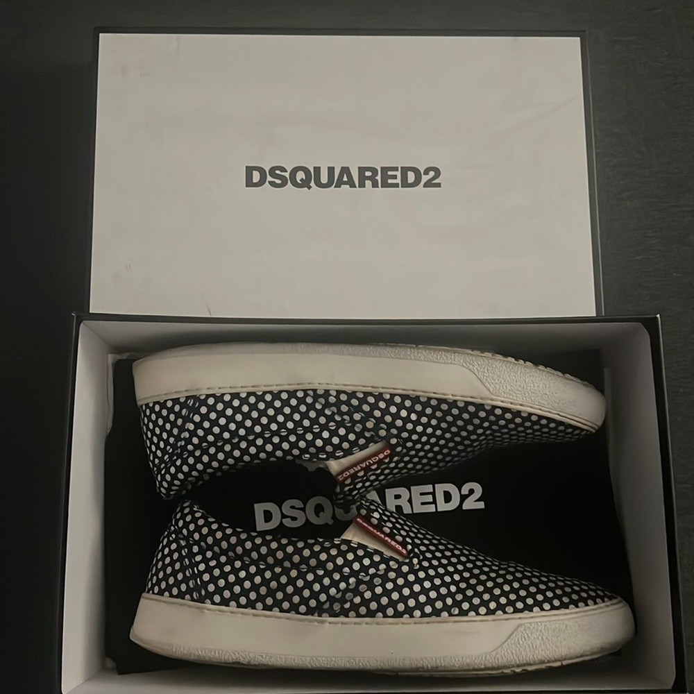 Dsquared2 slip on boat shoes 9.5